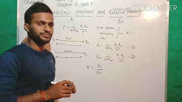 Class12 physics// chapter 1/ dielectric constant and relative permittivity