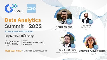 GWC | Data Analytics Summit 2022 | DOMO