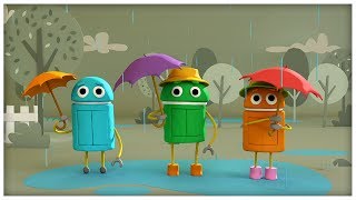 "Rain, Rain Go Away" Classic Songs by StoryBots | Netflix Jr