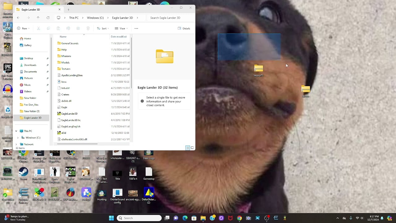 Eagle lander 3D crash fix