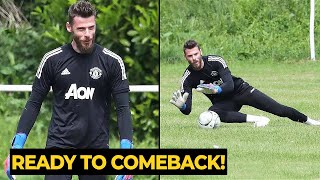 David de Gea spotted wearing Man United training kits ahead of next season | Man Utd News