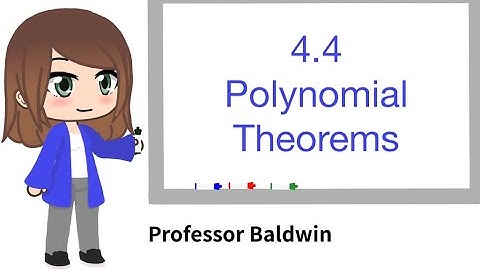 Theorems about Zeros of Polynomial Functions