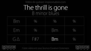 The Thrill is Gone (Bm) (B.B. King) : Backing Track