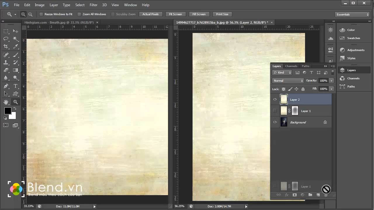 ใส่ texture photoshop  New 2022  Cách blend màu texture độc đáo với photoshop cc