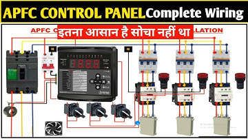 Power Factor Panle Wiring! APFC Panel Wiring! Automatic Power Factor Controller Wiring