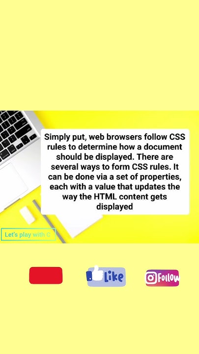 How does CSS work with HTML? @YouTube #youtubeshorts - YouTube