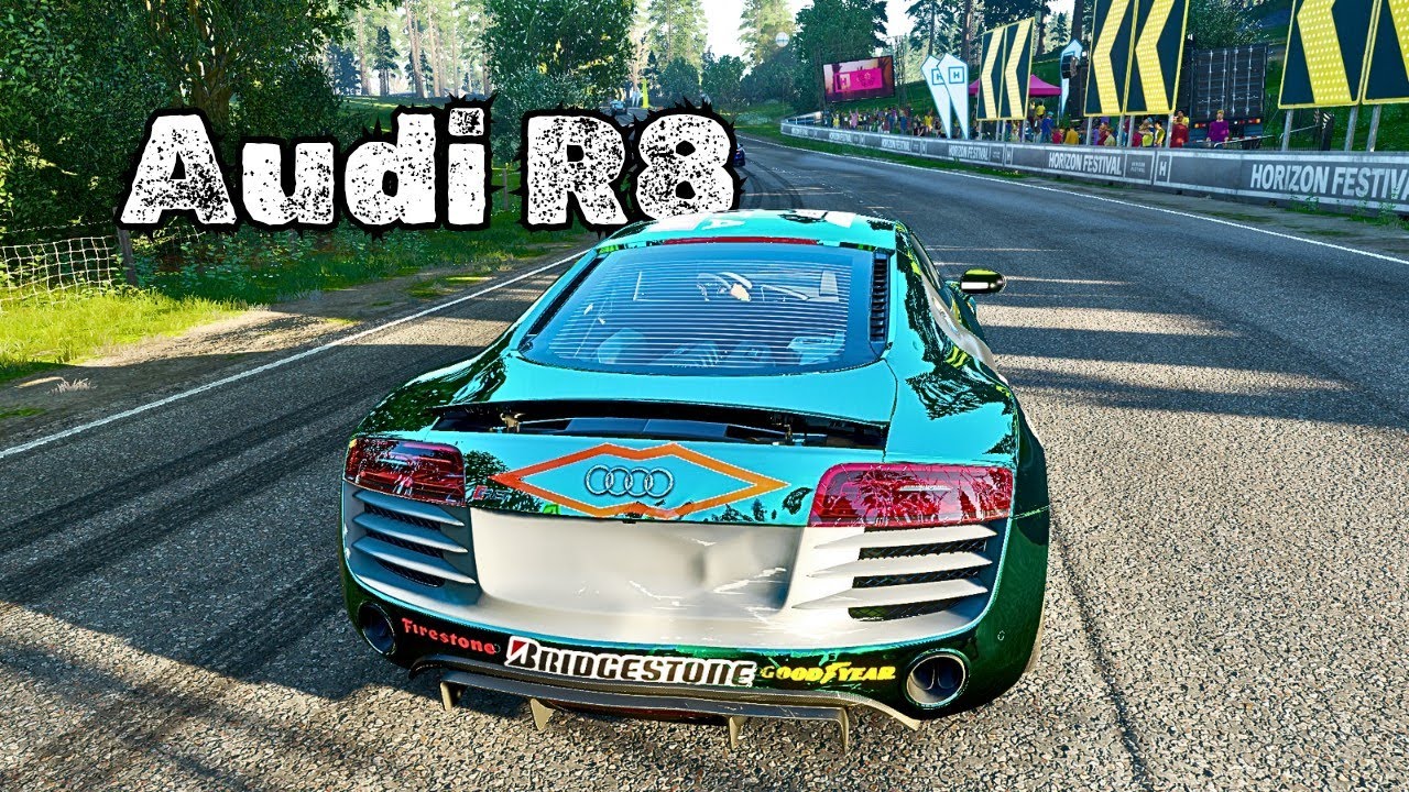 Forza Horizon 4 | Audi R8 : Xbox Series S Steering Wheel Gameplay - YouTube