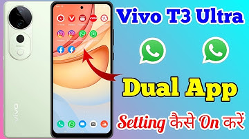 Vivo T3 Ultra 5g App Clone & Dual App Setting Kaise On Kare // How To Dual App On Vivo T3 Ultra 5g
