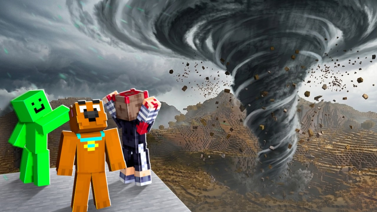 Lovím NEJVĚTŠÍ Tornáda v Minecraftu!