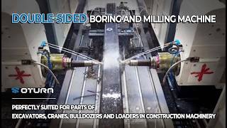 BOSM CNC Double-Sided Milling & Boring Machine | Heavy-Duty Construction Parts Machining