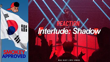 Interlude: Shadow | BTS (방탄소년단) English Lyrics  #bts #btsreaction #btsarmy