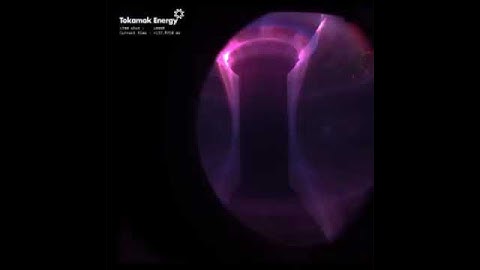 the spinning plasma field in a tokomak fusion reactor...