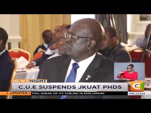 C.U.E suspends JKUAT PhDs