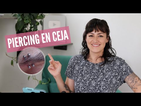 Video: 3 formas de limpiar un piercing en las cejas