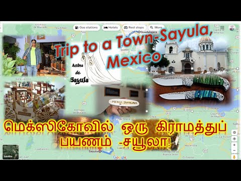 Trip to  a Town Sayula, Mexico | மெக்ஸிகோவில் ஒரு கிராமத்துப் பயணம் -சயூலா!| With English Subtitles