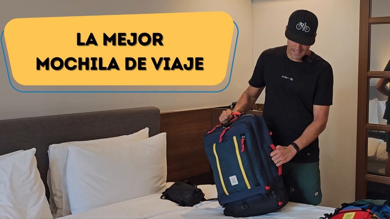 La mejor mochila de viaje GRANDE - Topo Travel Backpack 40L + tips de  organización 
