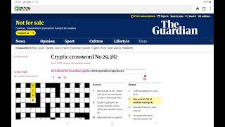 Guardian Cryptic Crossword (Tuesday, 14 May 2024)