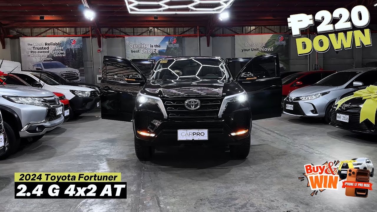 Видеодемонстрация Toyota Fortuner 2.4 G AT 2024 года