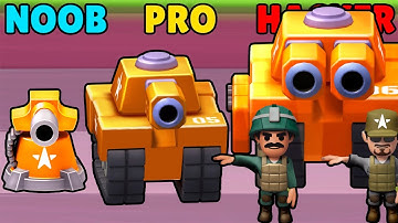 NOOB vs PRO vs HACKER in Merge Tanks