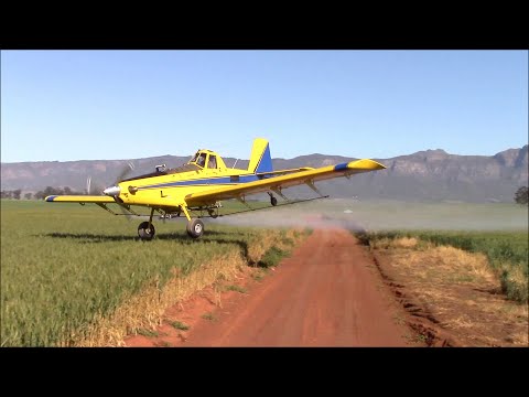 Air Tractor - Extreme aerial application - How low can you go?