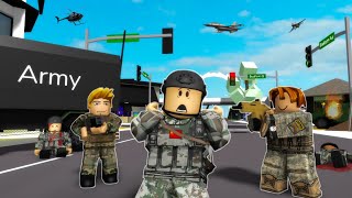 ROBLOX Brookhaven RP  FUNNY MOMENTS ARMY SS3 (ATTACK)