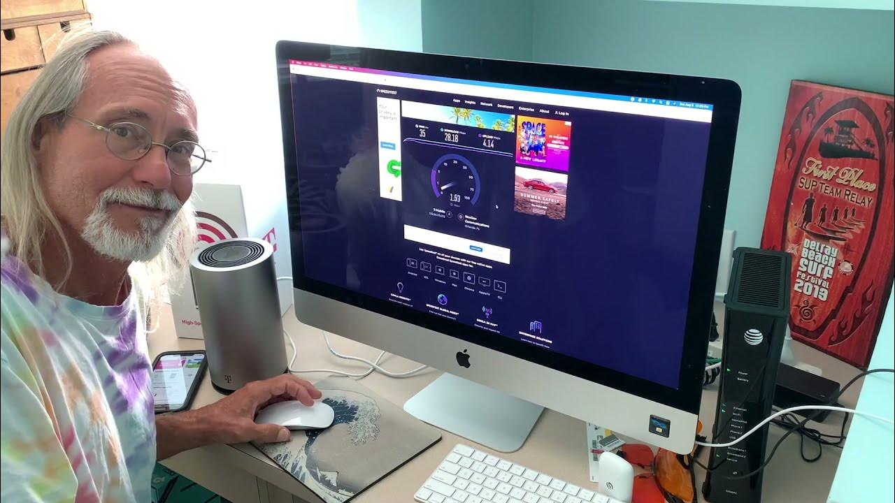 T Mobile 5G high speed home Gateway vs ATT modem in a speed