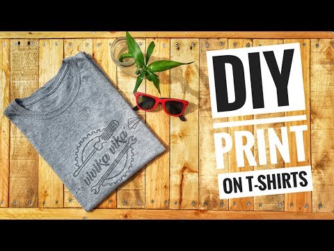 Make an inexpensive T shirt print - Πως κανω σταμπα σε μπλουζακι  ACETONE TRANSFER (English Subs)