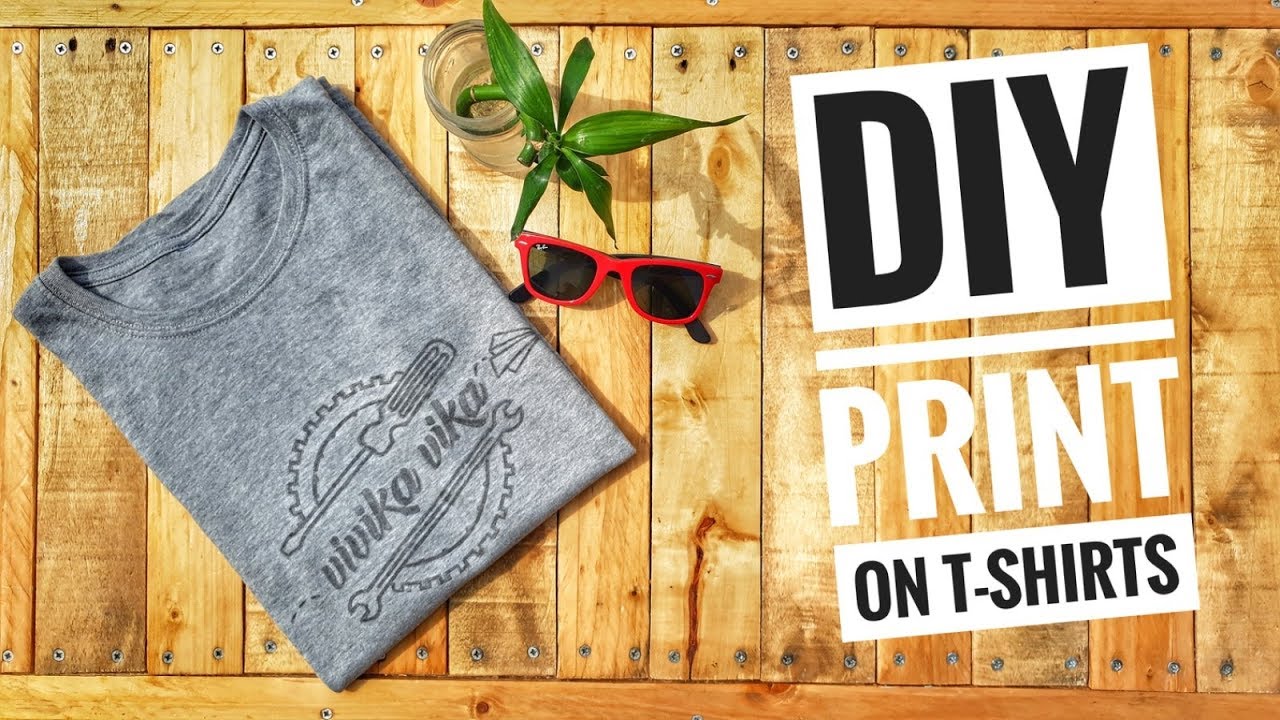 Make an inexpensive T shirt print Πως κανω σταμπα σε μπλουζακι