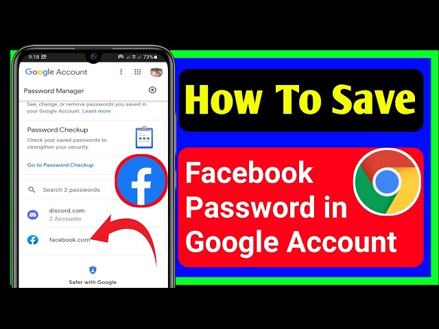 How to See Facebook Password in Google Chrome