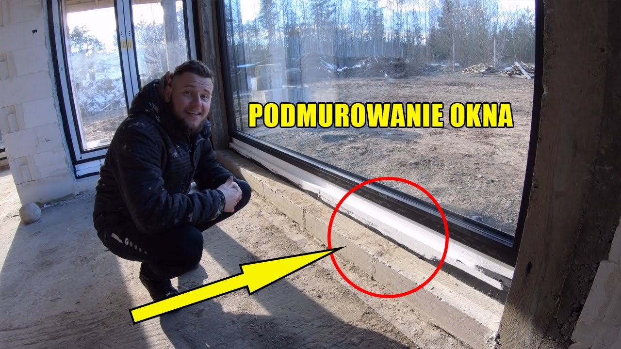 Jak podmurować okno żeby uniknąć przemarzania? Co dać pod okno