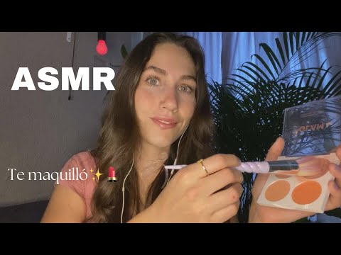 ASMR atención personalizada| te hago un maquillaje suave | Roleplay soft spoken