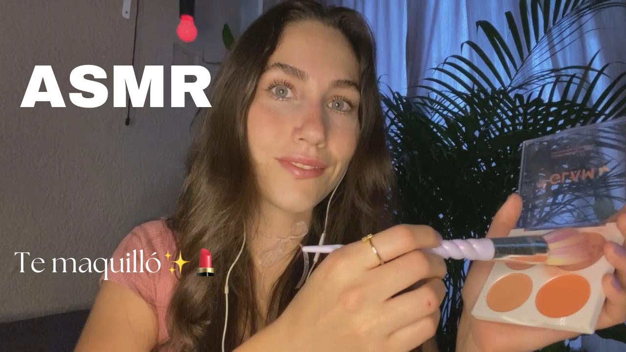 ASMR atención personalizada| te hago un maquillaje suave | Roleplay soft spoken