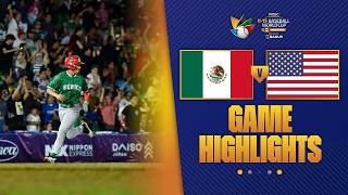 Highlights Mexico Vs Usa Wbsc U-15 Baseball World Cup