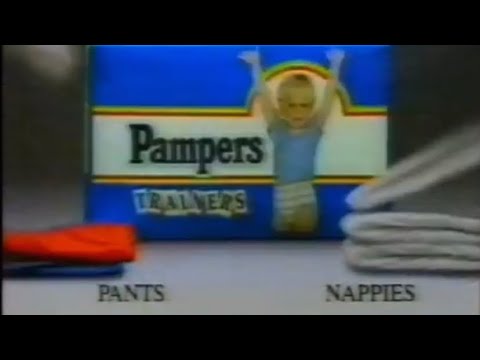 Pampers Trainers UK 1993