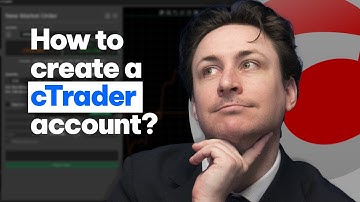 How to create a new cTrader account?