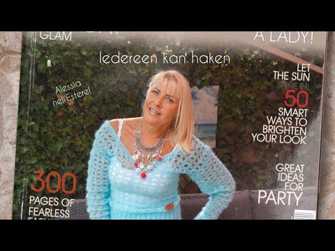 Everyone can crochet © Blue Curacao Sweater, Dutch for beginners