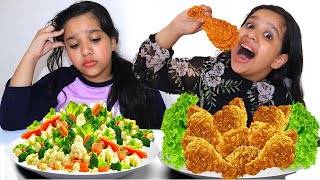 شفا تعليم المشاركة !!! Pretend Play eat Healthy Food for Kids | Funny Kids Video screenshot 2