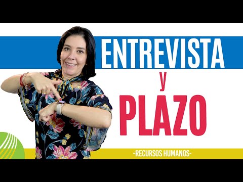 Recursos Humanos ENTREVISTA LABORAL Y PLAZO (Importante) Ana María Godinez Software de RRHH