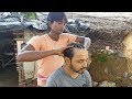 ASMR Street Barber Head Massage | Headphones Recommended