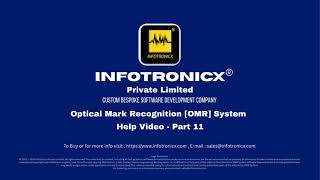INFOTRONICX OMR SYSTEM VIDEO 11