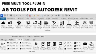 AG Tools Free Plugin for Autodesk Revit  6 Latest Tools Demonstration