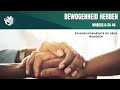 Bewogenheid hebben | Woensdagavond 23-07-2025