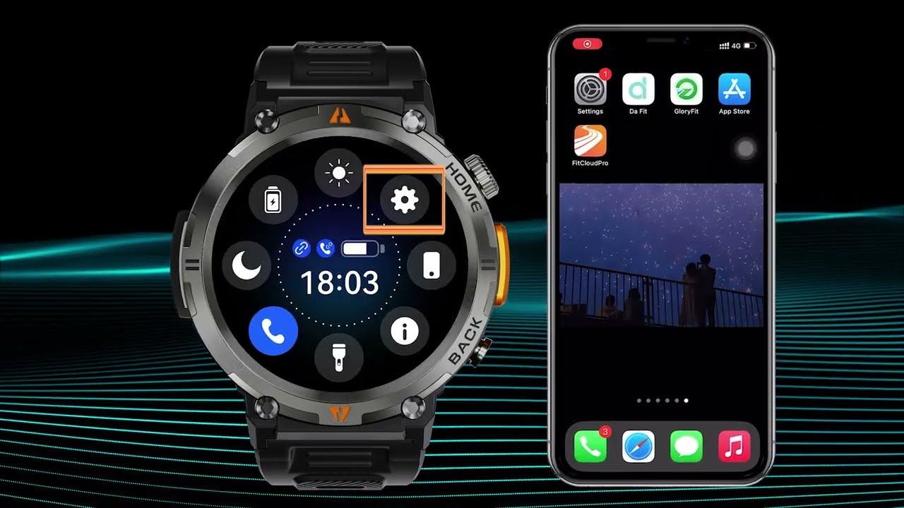 Conexión Bluetooth para el Smartwatch EIGIIS KE3