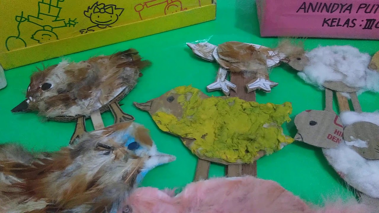  Kerajinan  boneka  anak ayam  kelas 3 tema 2 subtema 4 YouTube
