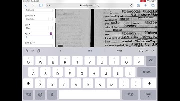 FamilySearch Indexing Tutorial
