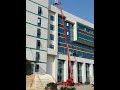 Goman Telescopic Spider Lift T36 serving in an Electric Science Institute #bucketlift #aerial