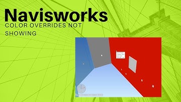 Navisworks | Color Overrides Not Showing | Coordination