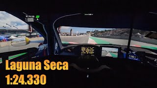 Assetto Corsa Competizione - Laguna Seca Hot Lap - 1:24.330