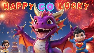 2024 CNY Song | 🥳Happy Go Lucky🧧🔥 | Cover DIOR大穎 | AI  | OOTD KIDS SONGS | 新年歌2024