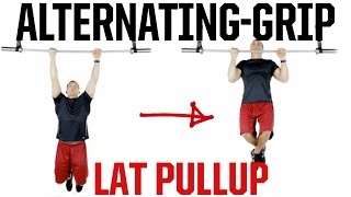 Alternating-Grip Lat Pullup